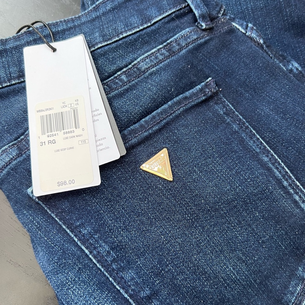 Guess Sexy Curve Dark Denim Jeans - 31 NEW / NEVER WORN